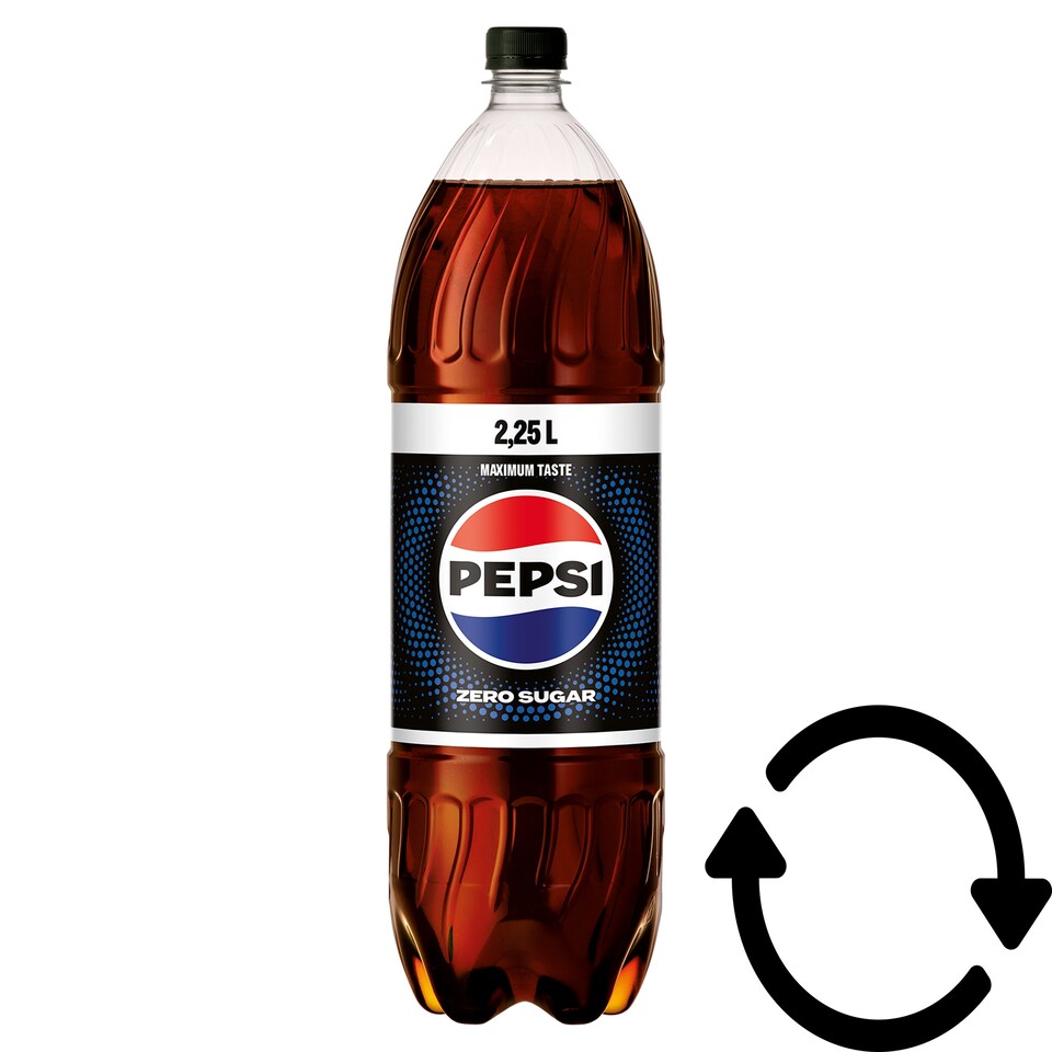 Pepsi Zero colaízű energiamentes szénsavas üdítőital édesítőszerekkel 2,25 l