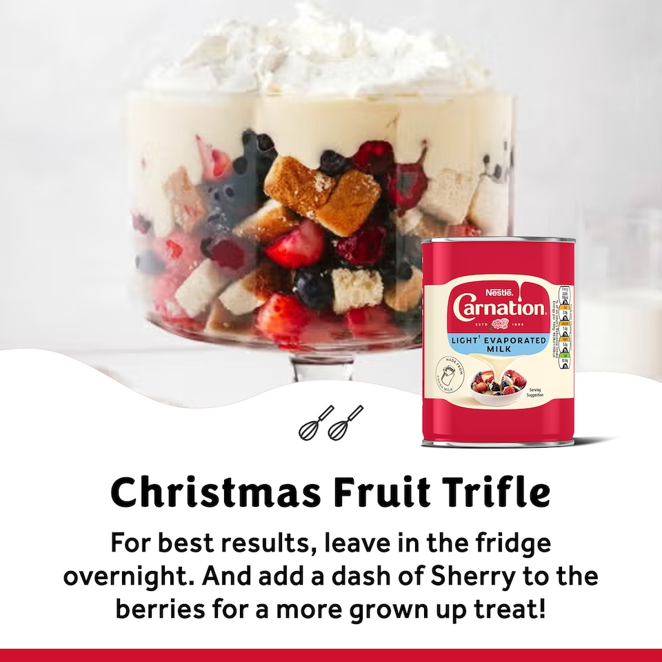 image 1 of Carnation Light Evaporated Milk Tin 410g