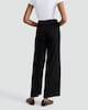 image 3 of F&F Cotton Blend Ribbed Wide Leg Trousers in Black