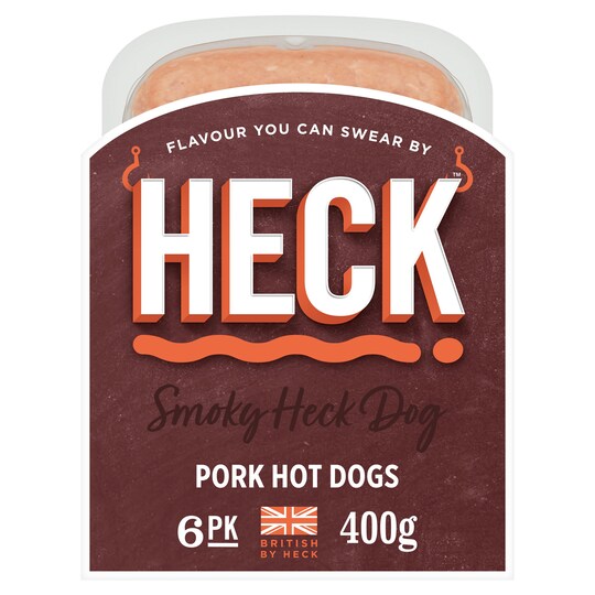 Heck Smoky Heck Hot Dogs 6 Pack 400G Tesco Groceries