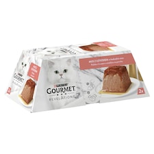 GOURMET REVELATIONS jemná paštika s lososem a omáčkou 2 x 57g 