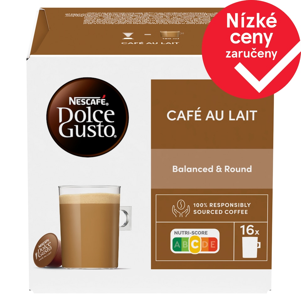 NESCAFÉ Dolce Gusto Café au Lait kávové kapsle 16 ks