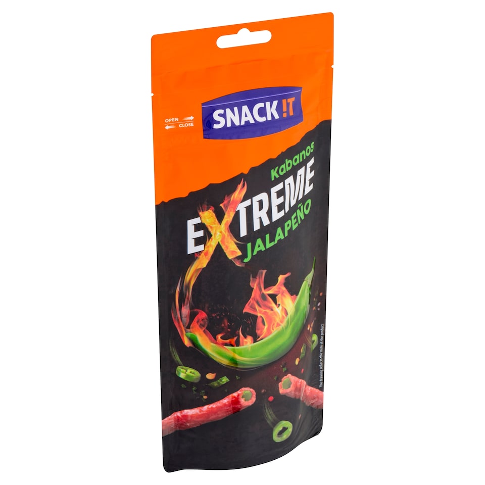 Obrázek 1 pro produkt Snack !t Kabanos s nádivkou jalapeño 95g