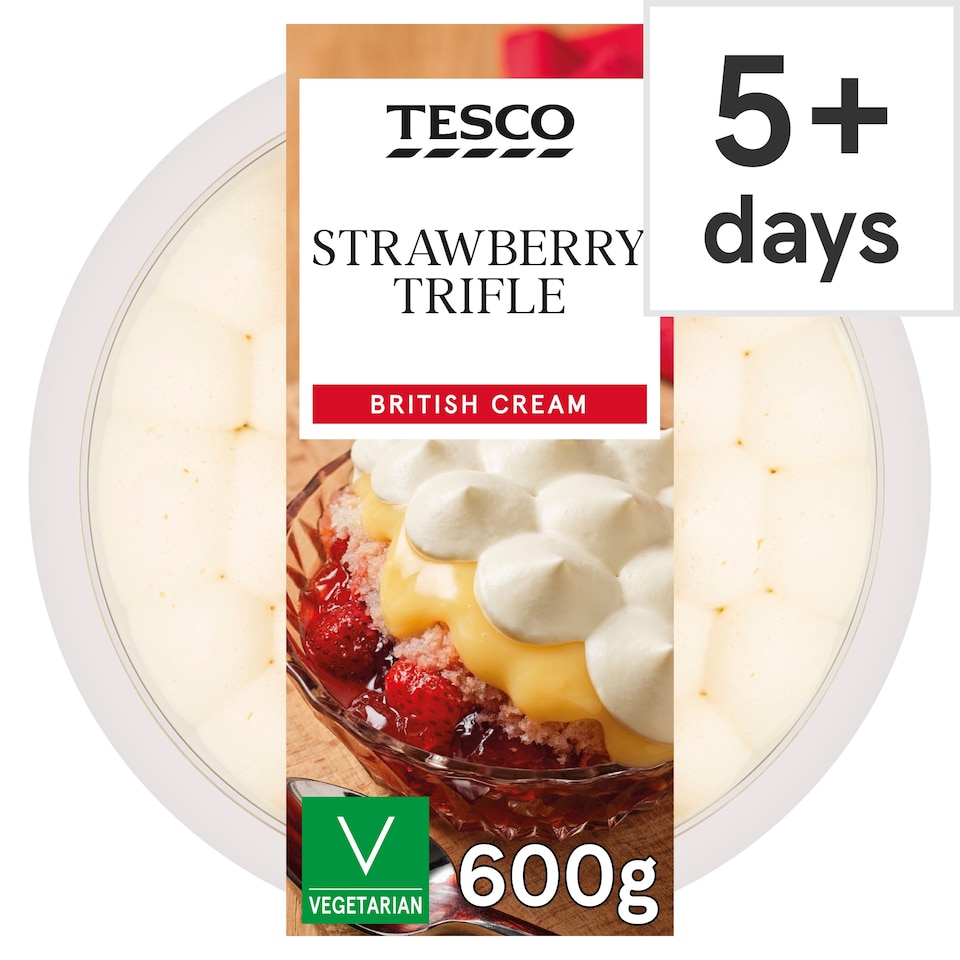 Tesco Strawberry Trifle 600G