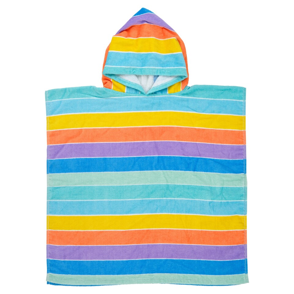 Tesco Rainbow Printed Poncho