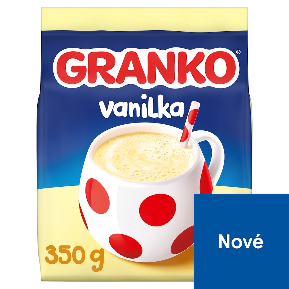 ORION GRANKO Slazená rozpustná směs pro přípravu nápoje s příchutí vanilky 350g