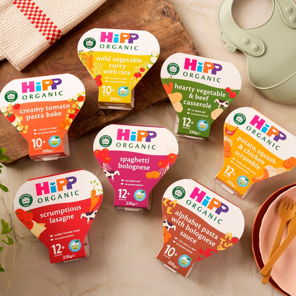 image 1 of Hipp Organic 1 Year Spaghetti With Tomato & Mozzarella Sauce 230G