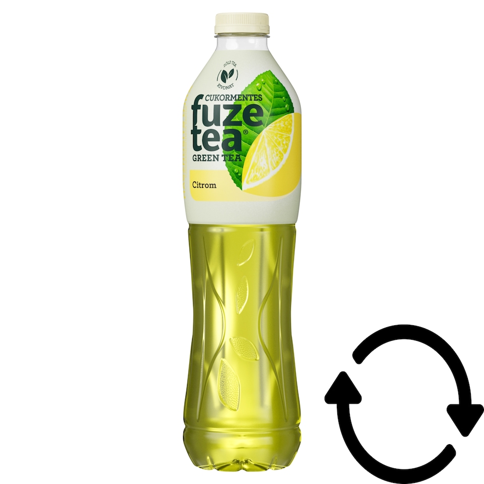 Fuze Tea energiamentes, szénsavmentes citromízű üdítőital zöld tea kivonattal 1,5 l