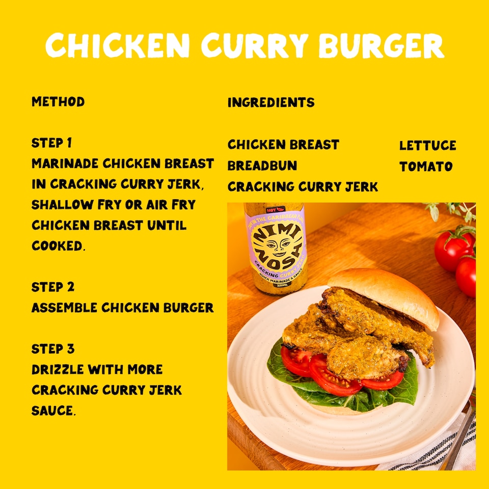 image 1 of Nimi Nosh Cracking Curry Jerk Quick Marinade & Sauce 250ml