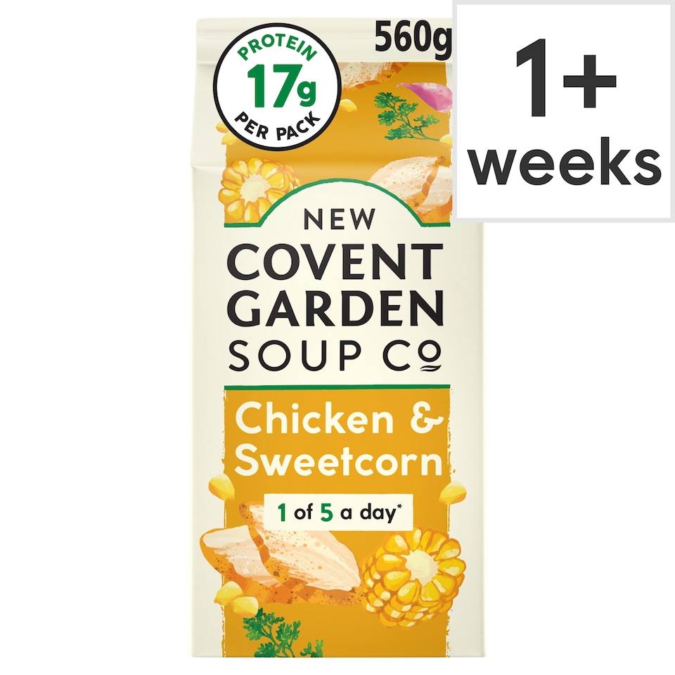 image 1 of New Covent Garden Soup Co Chicken & Sweetcorn 560g