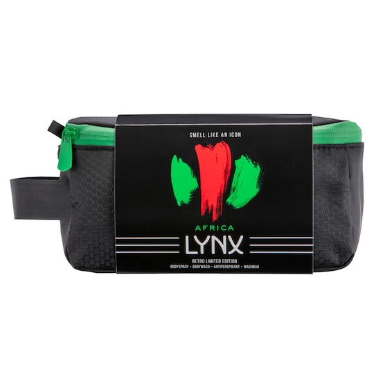 Lynx Africa Retro Wash Bag Gift Set Tesco Groceries