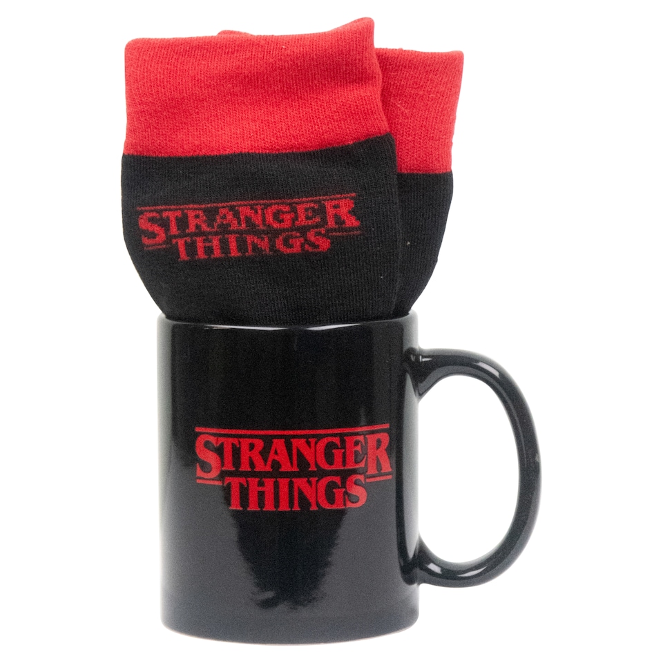 image 1 of Stranger Things Mug & Socks Christmas Gift