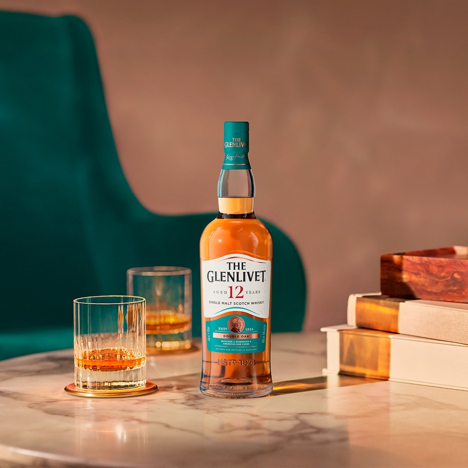 The Glenlivet 12 Year Old Single Malt Scotch Whisky 70cl - Tesco