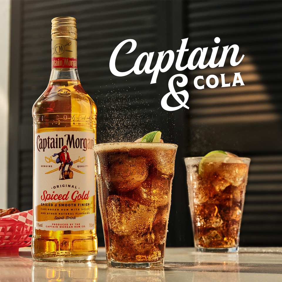 image 1 of Captain Morgan Original Spiced Gold Rum Based Spirit Bottle 35% 70Cl