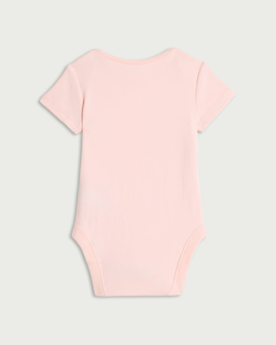 image 1 of F&F Baby 5-Pack Pure Cotton Bodysuits in Pink
