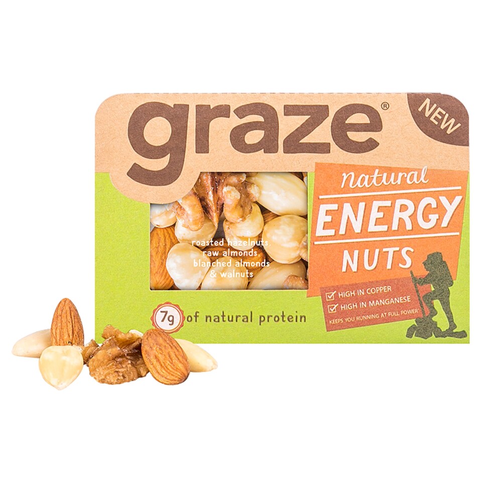 image 1 of Graze Natural Energy Nuts 37G (P)