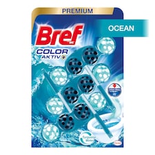 Bref Color Aktiv Ocean Solid Toilet Block 3 x 50 g