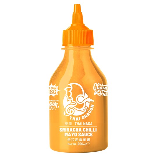 Thai Dragon Srirachi Chilli Mayonnaise Sauce 200Ml - Tesco ...