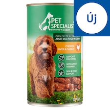 Pet Specialist Complete & Balanced Adult Dog Food in Gravy Chicken, Liver & Carrot 1240 g
