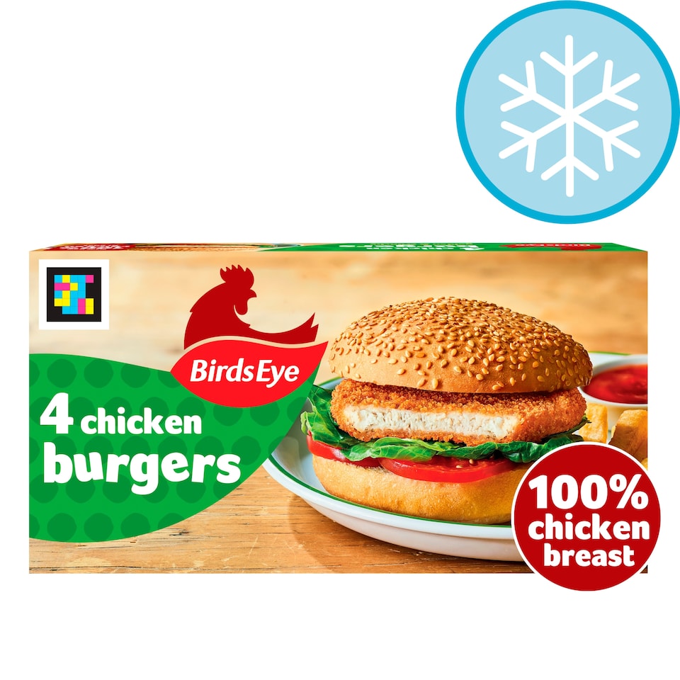 Birds Eye 4 Chicken Burgers 200G