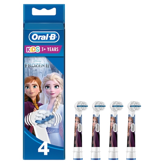 OralB Stages Kids Frozen Electric Toothbrush Heads X4 Tesco Groceries