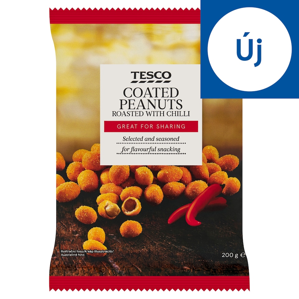 Tesco Coated Peanuts Roasted with Chilli 200 g