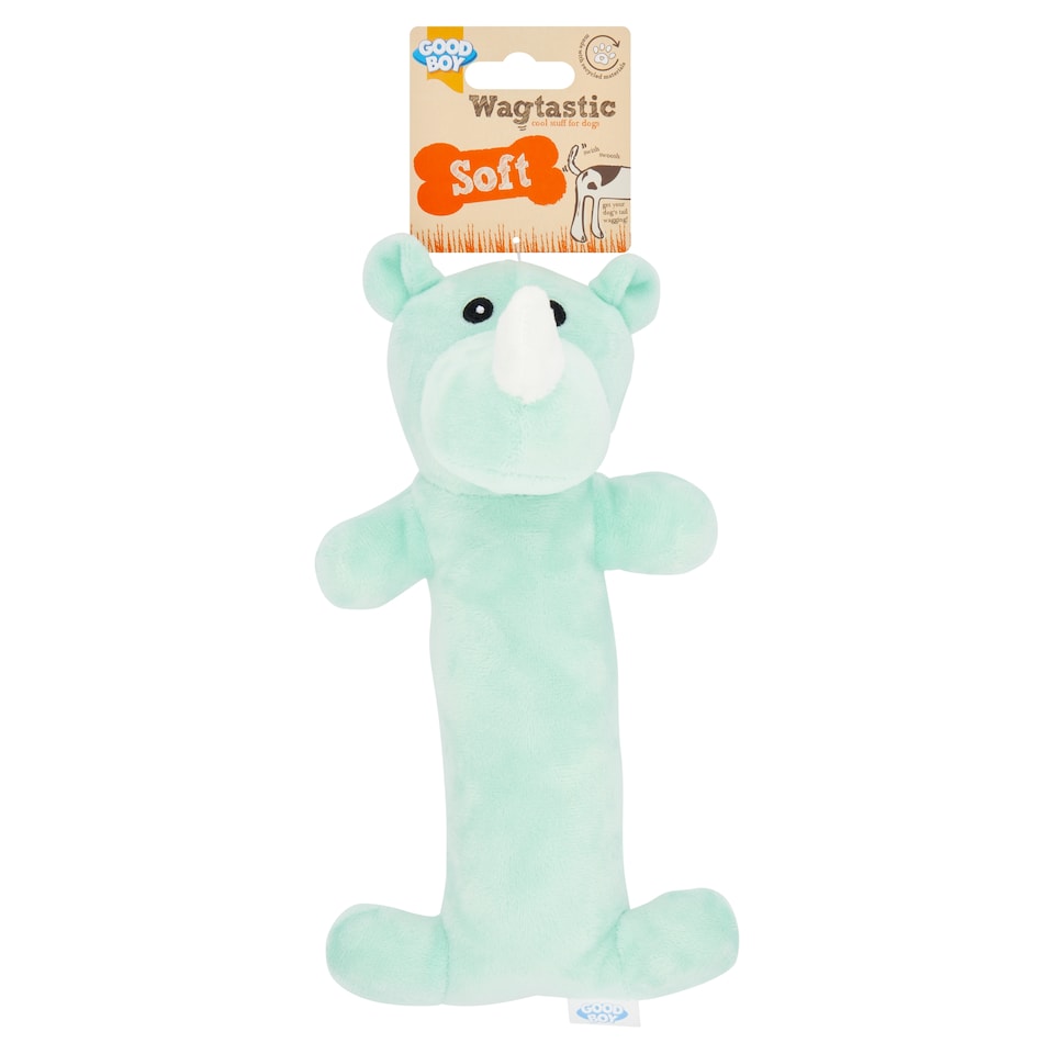image 1 of Good Boy Wagtastic Soft Plush Dog Toy