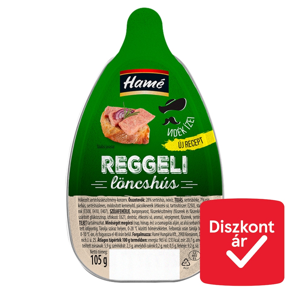 Hamé reggeli löncshús 105 g  1. kép