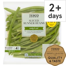 Tesco Traditional Sliced Runner Beans 160G