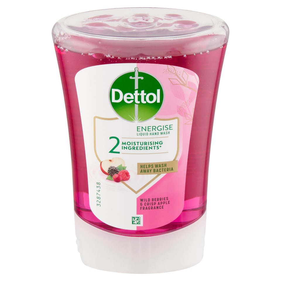 image 1 of Dettol Liquid Hand Wash Refill for Contactless Dispenser Wild Berries & Crisp Apple Fragrance 250 ml