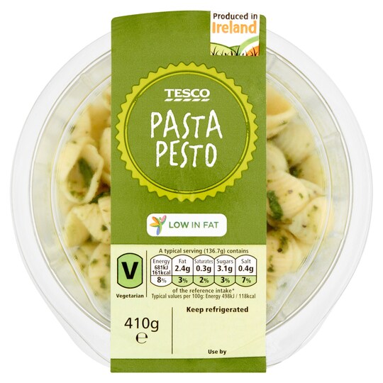 Tesco Pasta Pesto 410G Tesco Groceries