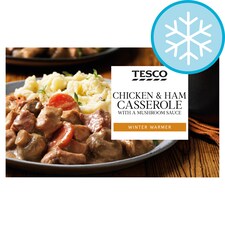 Tesco Chicken & Ham Casserole With Creamy Mushroom Sauce 600G