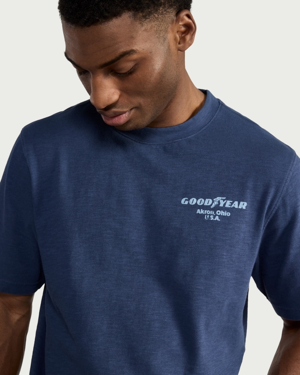 image 1 of RDA Goodyear T-Shirt in Navy