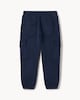 image 4 of F&F Boys Cotton Rich Cargo Joggers in Navy