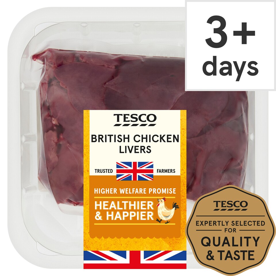 Tesco Fresh Chicken Livers 380G
