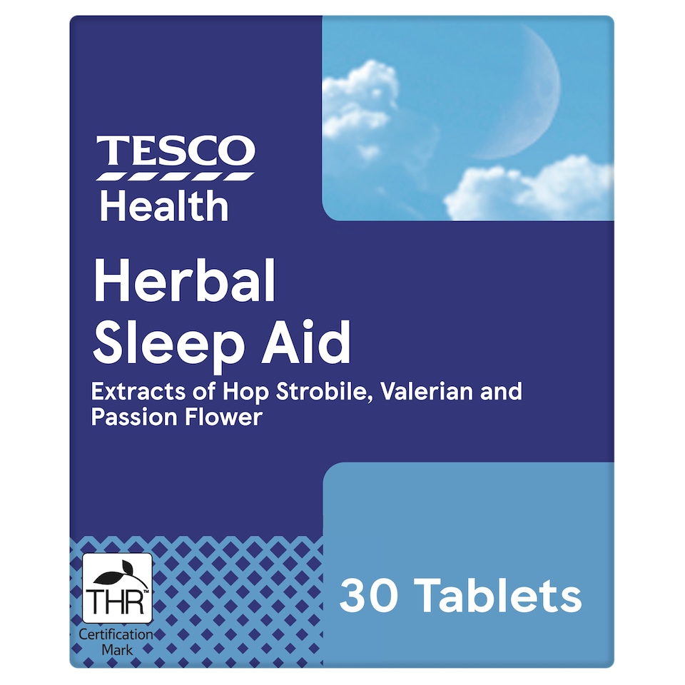 Tesco Health Herbal Sleep Aid Tablets 30s