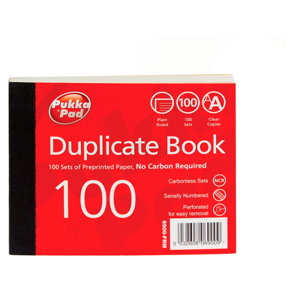 Pukka Duplicate Book