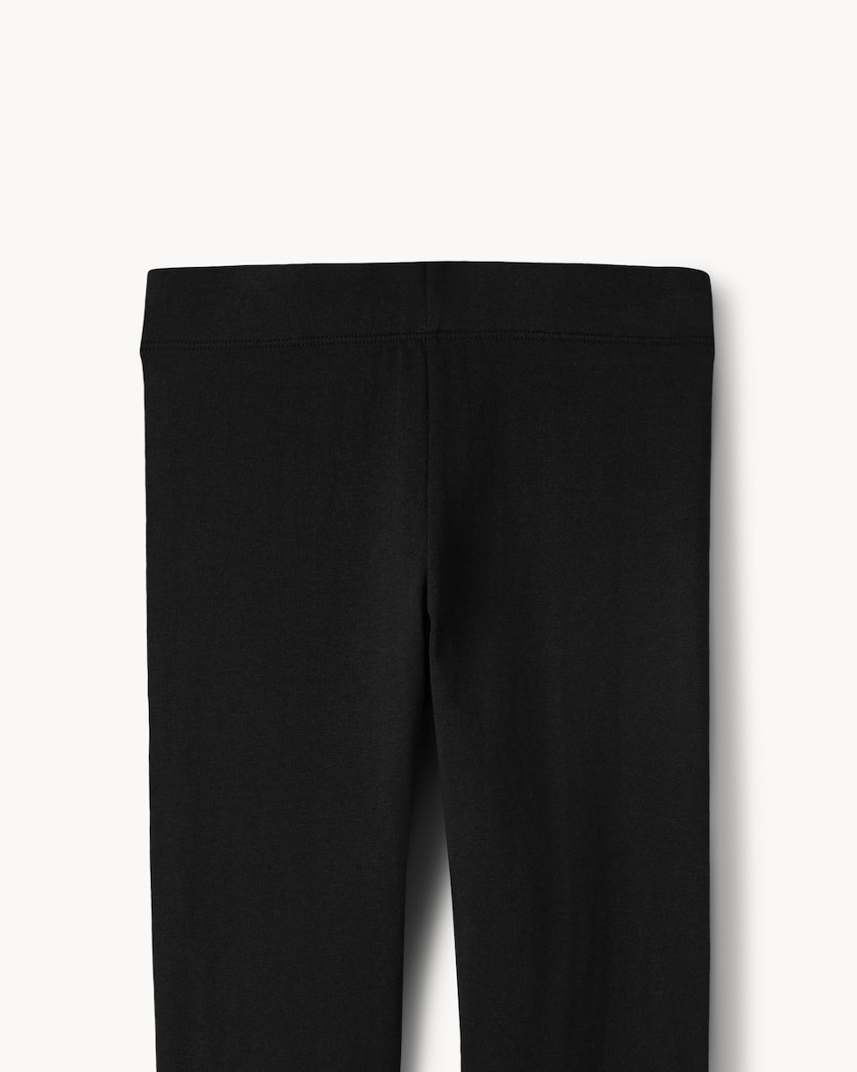 image 1 of F&F Girls 3-Pack Cotton Rich Leggings in Black