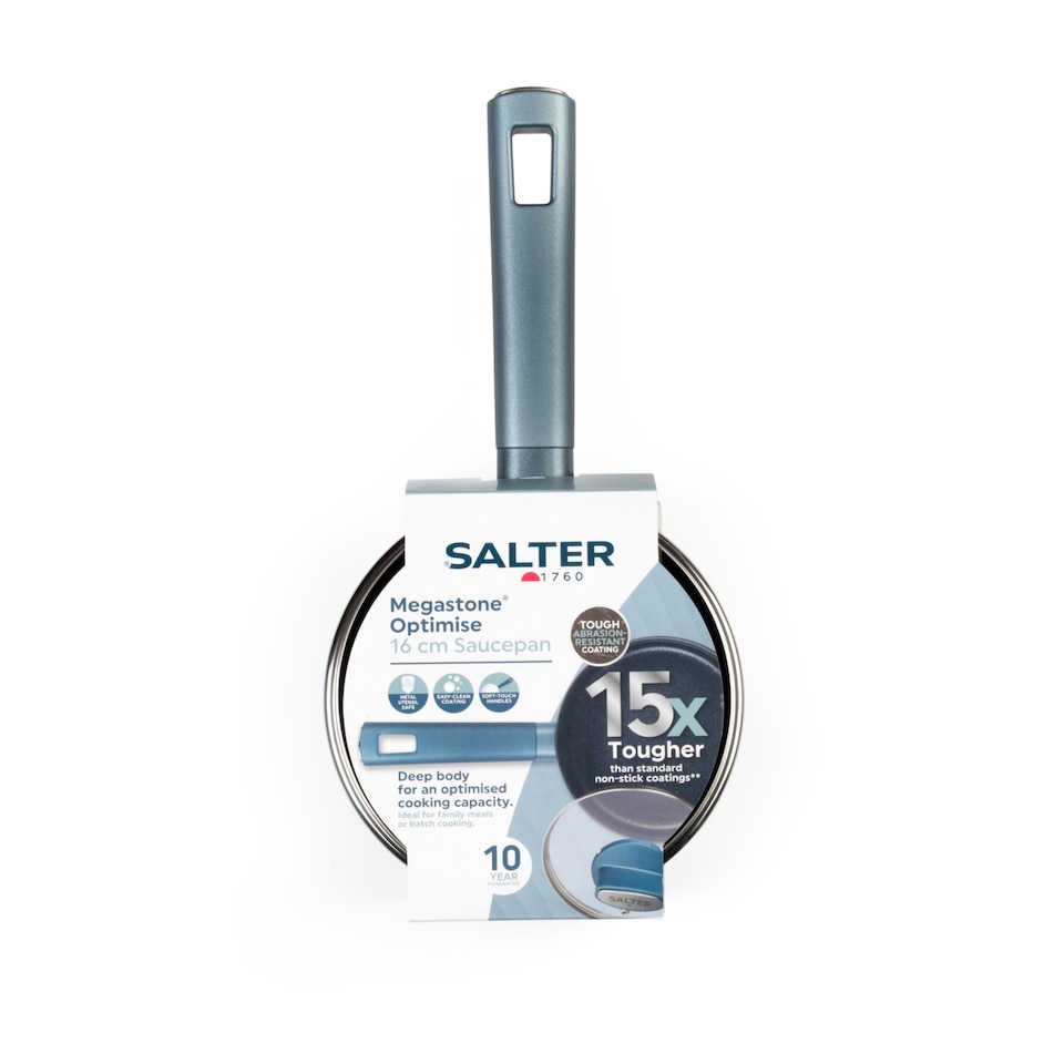 image 1 of Salter Megastone X15 Optimise Saucepan 16Cm