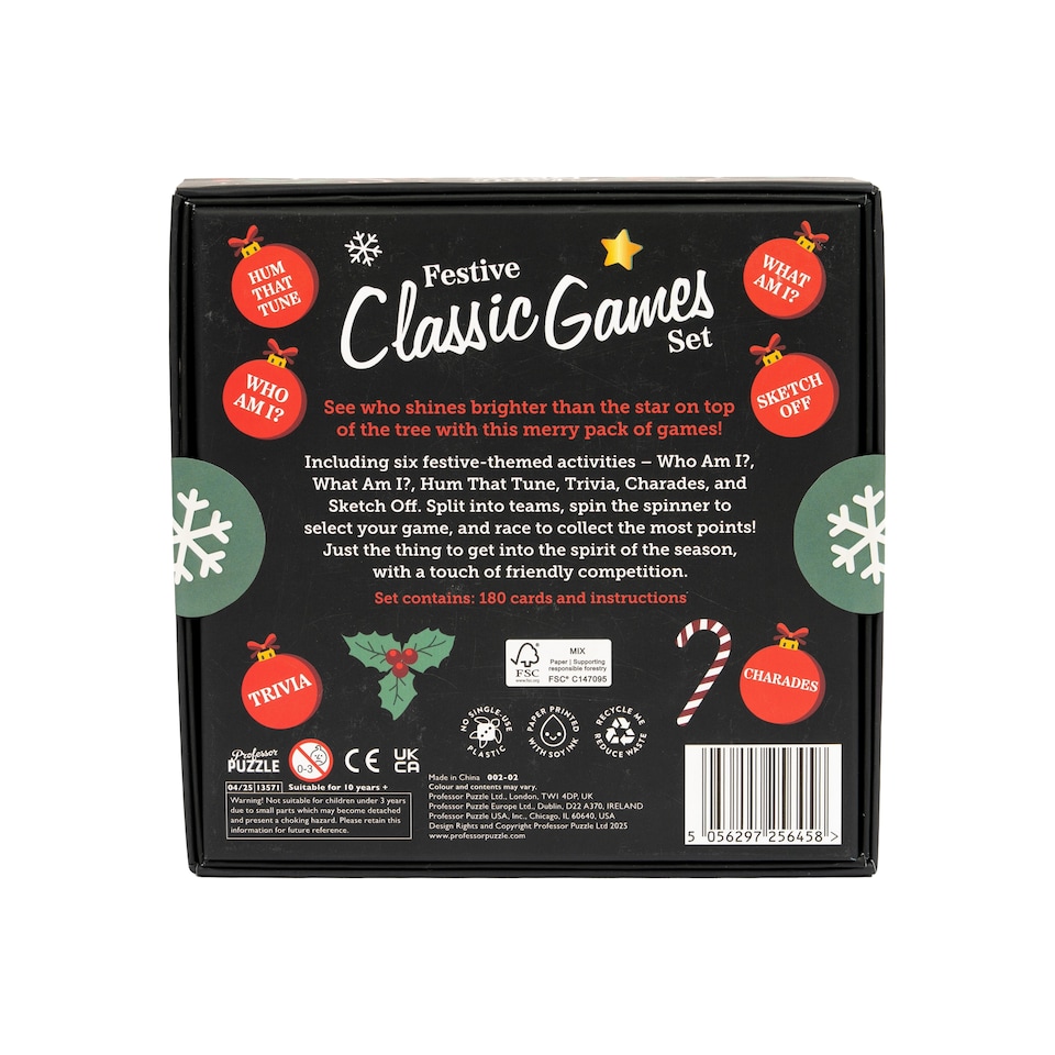 image 1 of Festive Classic Games Christmas Gift