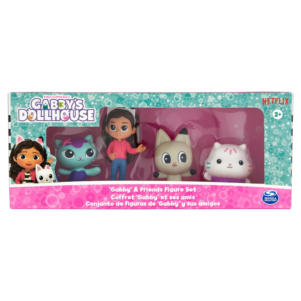 Dreamworks Gabby's Dollhouse 'Gabby' & Friends sada figúrok 4 ks