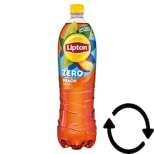 Lipton Ice Tea Zero energiamentes, őszibarack ízű üdítőital feketetea-kivonattal 1,5 l