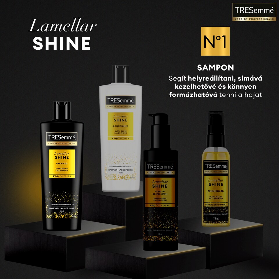 image 1 of TRESemmé Lamellar Shine Shampoo 400 ml