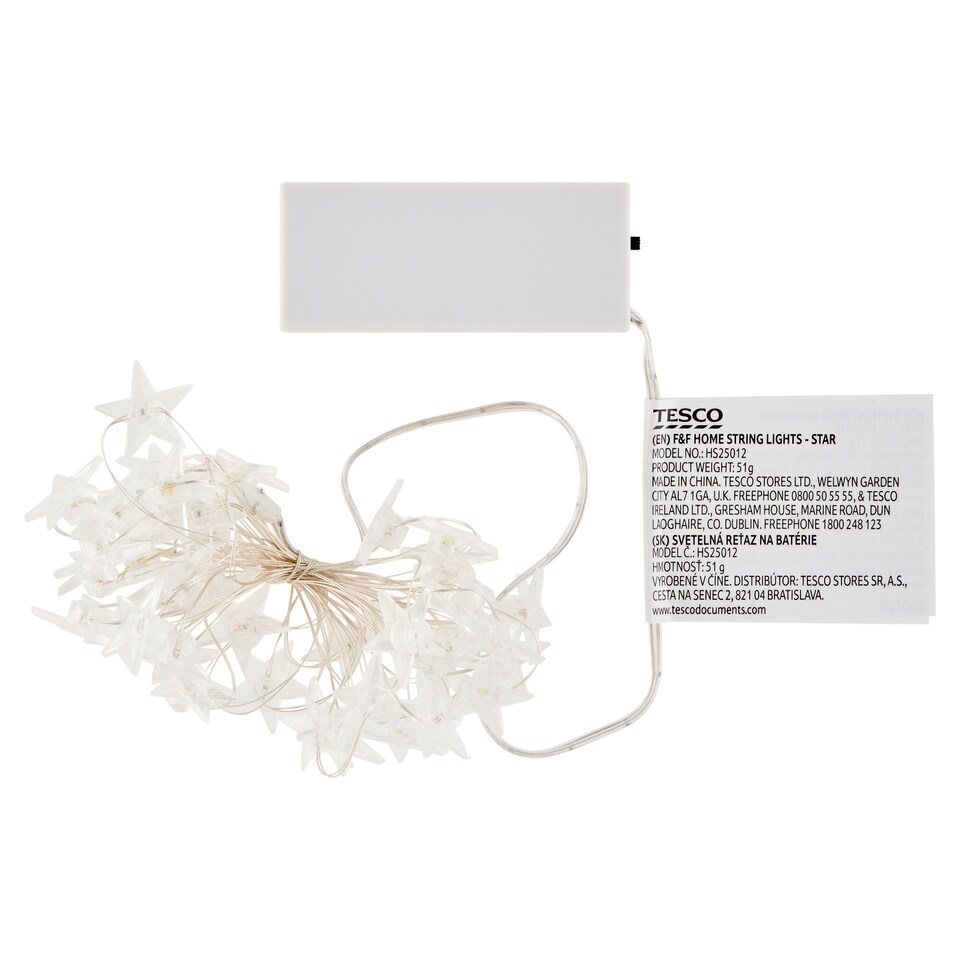 obrázok 1 z F&F Home Star svetelná reťaz na batérie