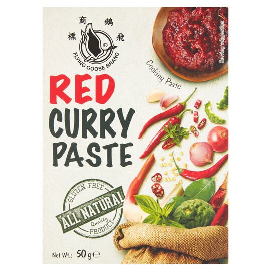 Flying Goose All Natural Red Curry Paste 50G Tesco Groceries