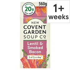 New Covent Garden Lentil & Smoked Bacon Soup 560G