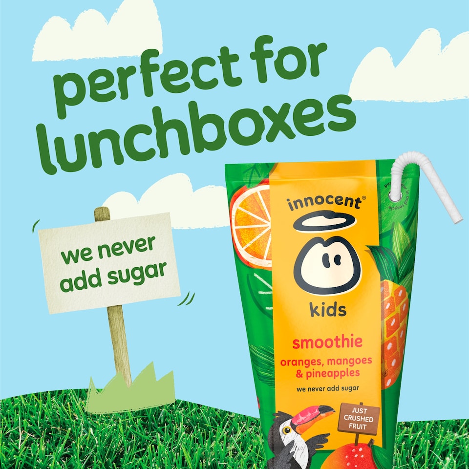image 1 of innocent Kids Orange, Mango & Pineapple Smoothies 10x150ml