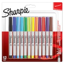 Sharpie Ultra Fine Markers Assorted 12 Pack