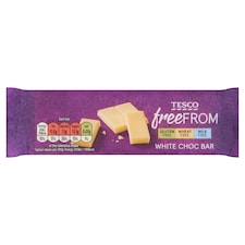 Tesco Free From White Chocolate Bar 35G
