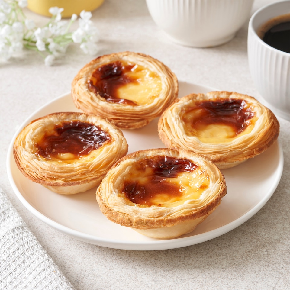 image 1 of Tesco Portuguese Custard Tart 4 Pack